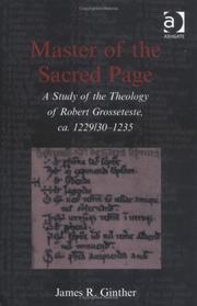 Cover of: Master of the Sacred Page by James R. Ginther