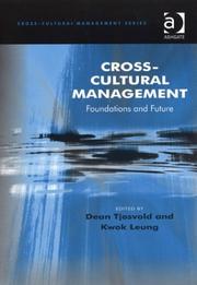 Cover of: Cross-Cultural Management: Foundations and Future (Cross-Cultural Management)