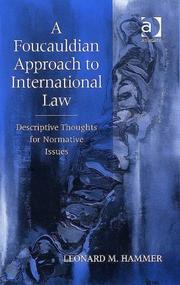 Cover of: A Foucauldian Approach to International Law