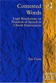 Contested Words by Ian Cram