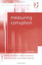 Cover of: Measuring corruption