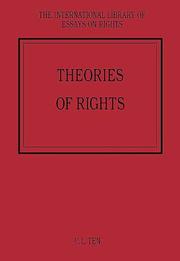 Cover of: Theories of rights by edited by C.L. Ten.