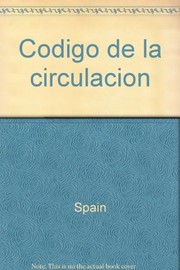 Cover of: Código de la circulación.