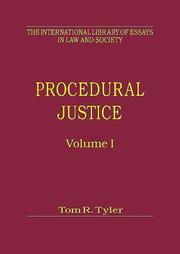 Cover of: Procedural justice
