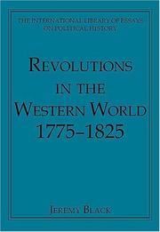 Cover of: Revolutions in the Western world, 1775-1825 by edited by Jeremy Black.