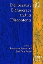 Cover of: Deliberative Democracy And Its Discontents (Applied Legal Philosophy) (Applied Legal Philosophy) (Applied Legal Philosophy) by 