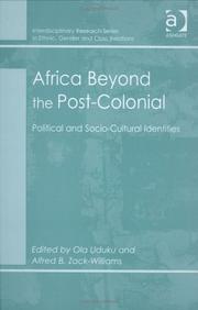 Cover of AFRICA BEYOND THE POST-COLONIAL: POLITICAL AND SOCIO-CULTURAL IDENTITIES; ED. BY OLA UDUKU