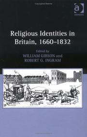 Cover of: Religious Identities In Britain, 1660-1832 by 