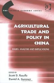 Cover of: Agricultural Trade and Policy in China (The Chinese Economy Series) by 