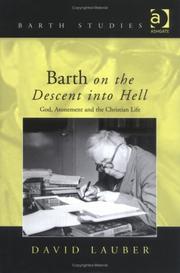 Cover of: Barth on the Descent into Hell: God, Atonement, and the Christian Life (Barth Studies) (Barth Studies) (Barth Studies)