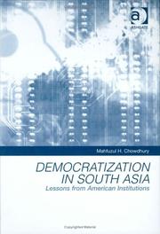 Cover of: Democratization in South Asia by Mahfuzul H. Chowdhury