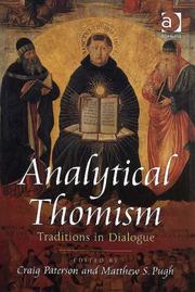 Cover of: Analytical Thomism by 
