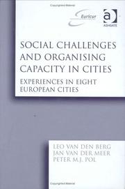 Cover of: Social Challenges and Organizing Capacity in Cities: Experiences in Eight European Cities (Euricur Series (European Institute for Comparative Urban Research))