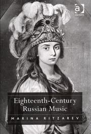 Cover of: Eighteenth-century Russian music | Marina Ritzarev