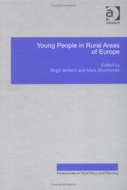 Cover of: Young People in Rural Areas of Europe (Perspectives on Rural Policy and Planning)