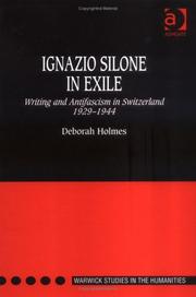 Cover of: Ignazio Silone in exile by Holmes, Deborah