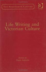 Cover of: Life writing and Victorian culture