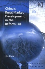 Cover of: China's Rural Market Development in the Reform Era