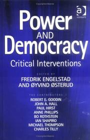 Cover of: Power and Democracy by 