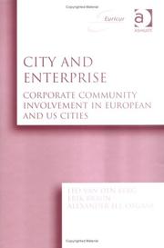Cover of: City and Enterprise by Berg, Leo van den., Erik Braun, Alexander H. J. Otgaar, Leo Van Den Berg