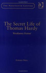 Cover of: The secret life of Thomas Hardy: "retaliatory fiction"