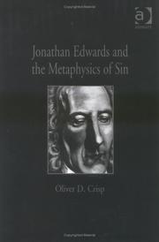 Cover of: Jonathan Edwards and the metaphysics of sin