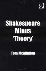 Cover of: Shakespeare minus "theory"