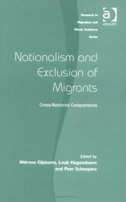 Cover of: Nationalism and Exclusion of Migrants: Cross-National Comparisons (Research in Migration and Ethnic Relations)