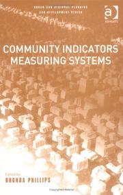 Cover of: Community Indicators Measuring Systems (Urban and Regional Planning and Development.)