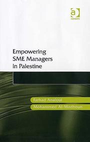 Cover of: Empowering Sme Managers in Palestine by Farhad Analoui, Mohammed Al-madhoun