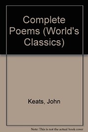 Cover of: Complete Poems (World's Classics) by John Keats
