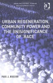 Cover of: Urban regeneration, community power, and the (in)significance of 'race'
