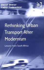 Cover of: Rethinking Urban Transport After Modernism: Lessons from South Africa (Transport and Mobility)