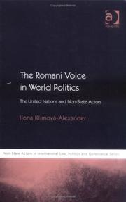 Cover of: The Romani voice in world politics by Ilona Klimova-Alexander
