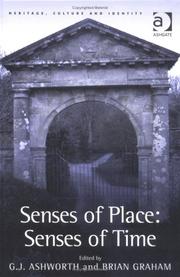 Cover of: Senses Of Place by 