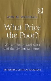 Cover of: What Price the Poor?: William Booth, Karl Marx and the London Residuum (Rethinking Classical Sociology)