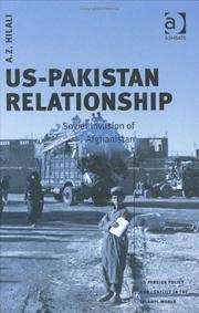 Cover of: US-Pakistan relationship by A. Z. Hilali