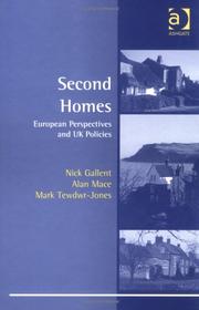 Cover of: Second Homes: European Perspectives And UK Policies (Perspectives on Rural Policy and Planning)