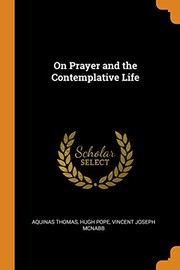 Cover of: On Prayer and the Contemplative Life