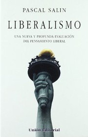 Cover of: LIBERALISMO - SALIN by Pascal Salin