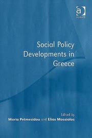 Cover of: Social Policy Developments in Greece by 