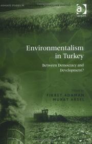 Cover of: Environmentalism in Turkey by 