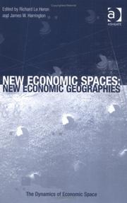 Cover of: New Economic Spaces: New Economic Geographies (Dynamics of Economic Space)