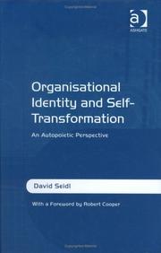 Cover of: Organisational Identity And Self-transformation: An Autopoietic Perspective