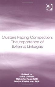 Cover of: Clusters Facing Competition: The Importance of External Linkages