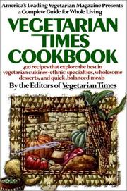 Cover of: The Vegetarian times cookbook | 