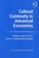 Cover of: Cultural Continuity In Advanced Economies