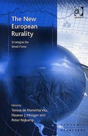 Cover of: The new European rurality: strategies for small firms