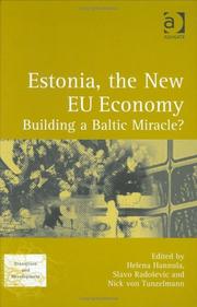 Cover of: Estonia, the New EU Economy | 