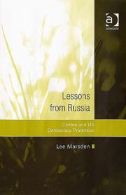 Cover of: Lessons from Russia by Lee Marsden